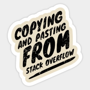 Copy and Paste From Stack Overflow Sticker